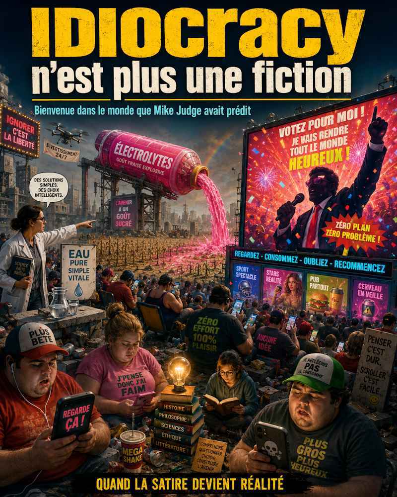 Idiocracy n'est plus une fiction : bienvenue dans le monde que Mike Judge avait prédit