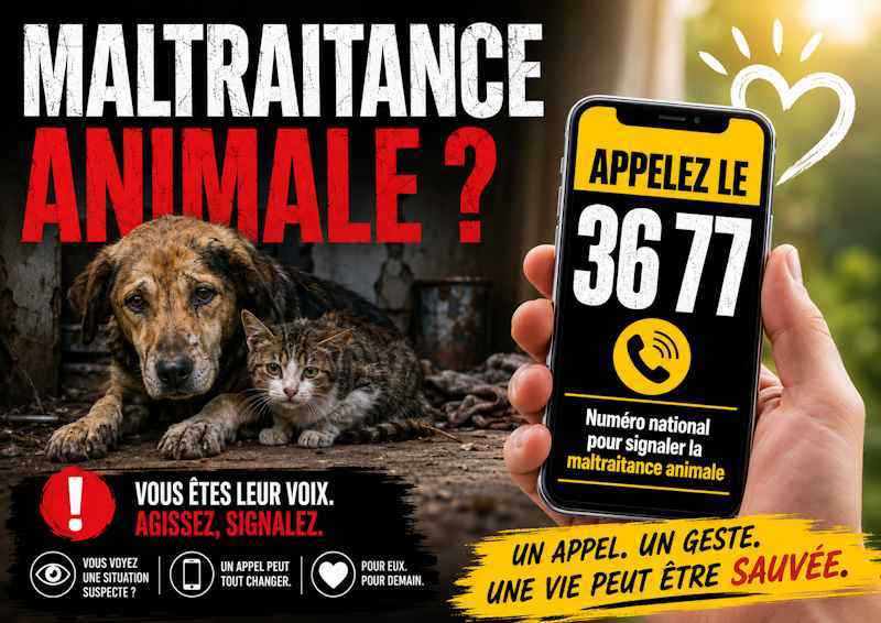 Le 3677, une avancée utile mais encore insuffisante face à l'ampleur de la maltraitance animale