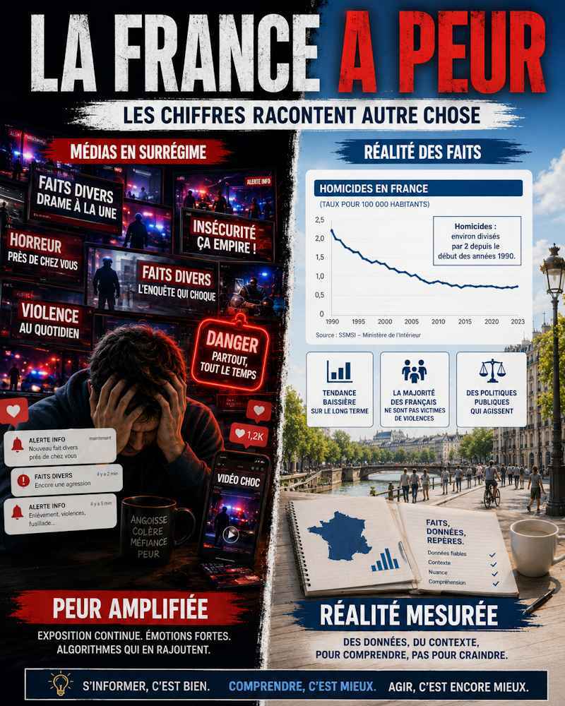 Insécurité : comprendre le fossé entre ce qu'on ressent et ce que disent les chiffres