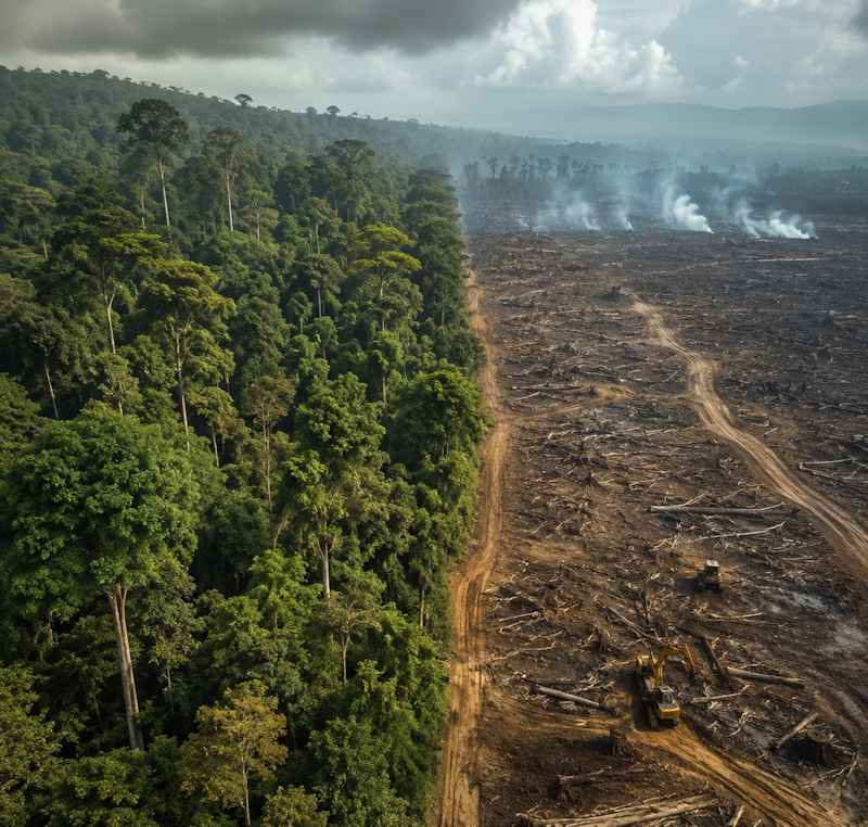 Déforestation : 40 terrains de football par minute, et nous en sommes tous responsables